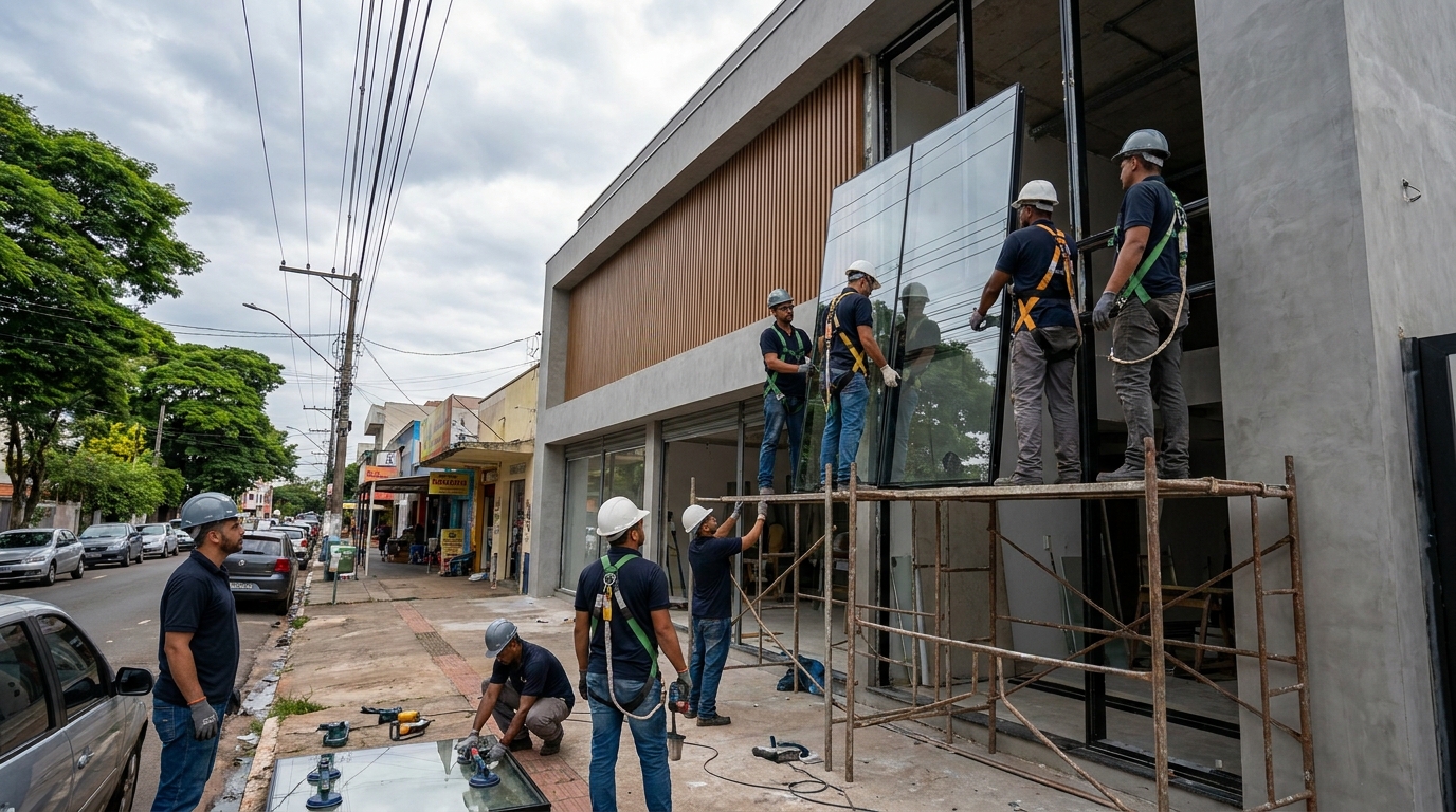 Fachada de Vidro em Olinda‑PE